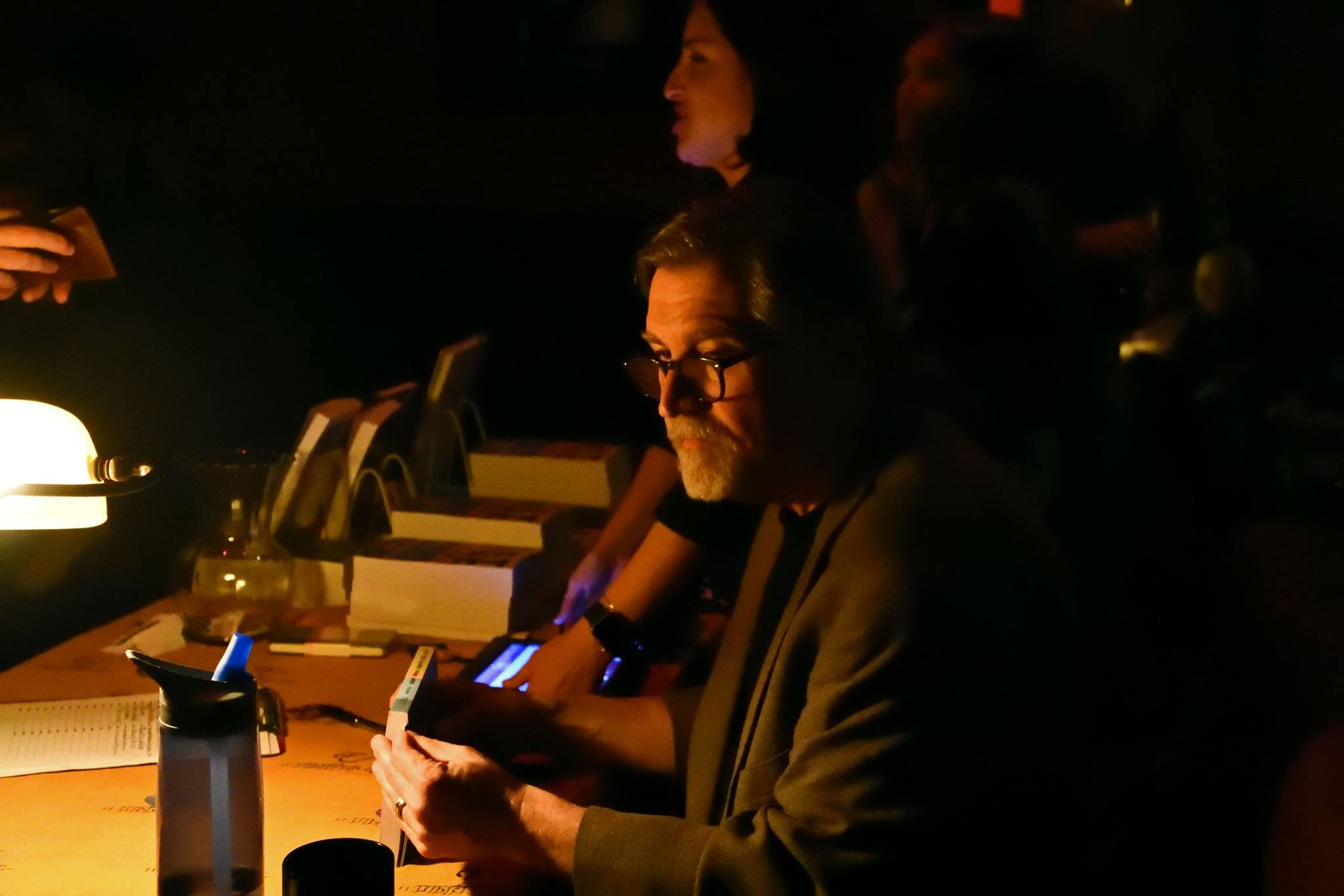 The author eyes his empty coffee cup and ponders a refill. 